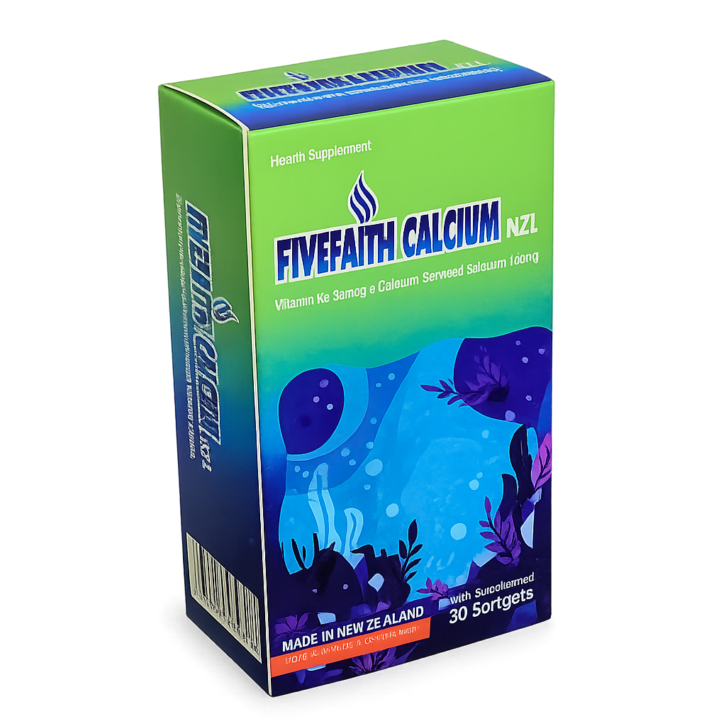 Hộp thực phẩm bảo vệ sức khỏe FIVEFAITH-CALCIUM.NZL 30 viên nang mềm